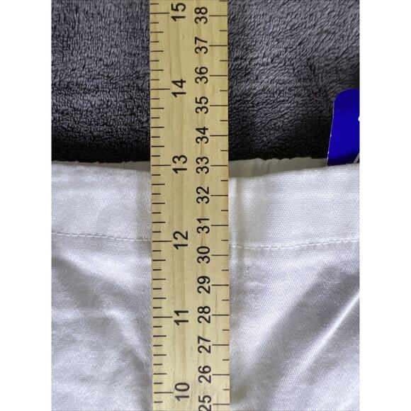 JMS Just My Size Women's Pull On White Pants Size 2XL Mid Rise 2 Pocket - Picture 7 of 8